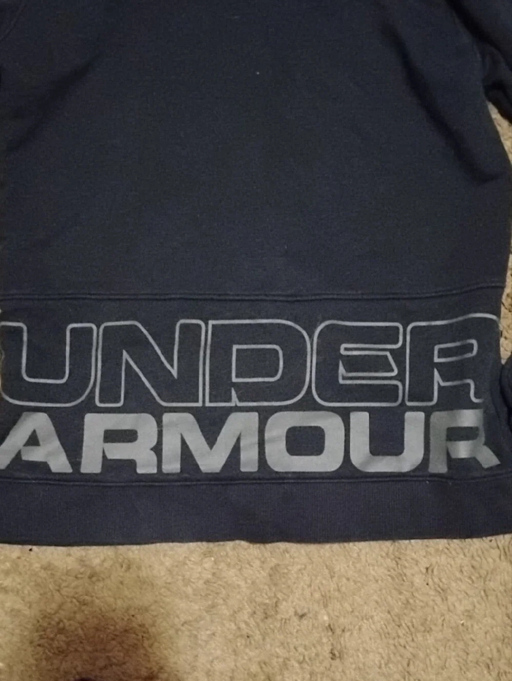 Black Youth  Under Armour Jacket In Size Large